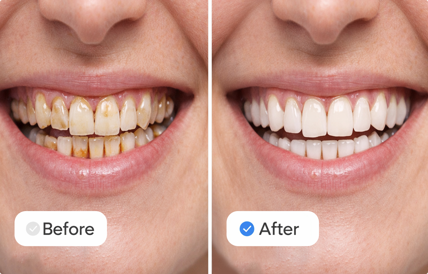 teeth whitening before after 2